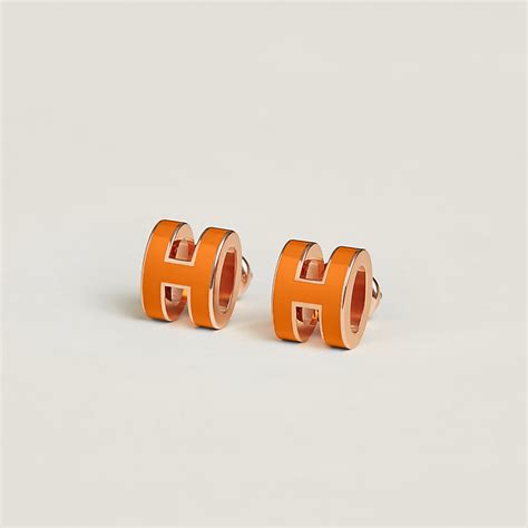 hermes h pop earrings|hermès mini pop h earrings.